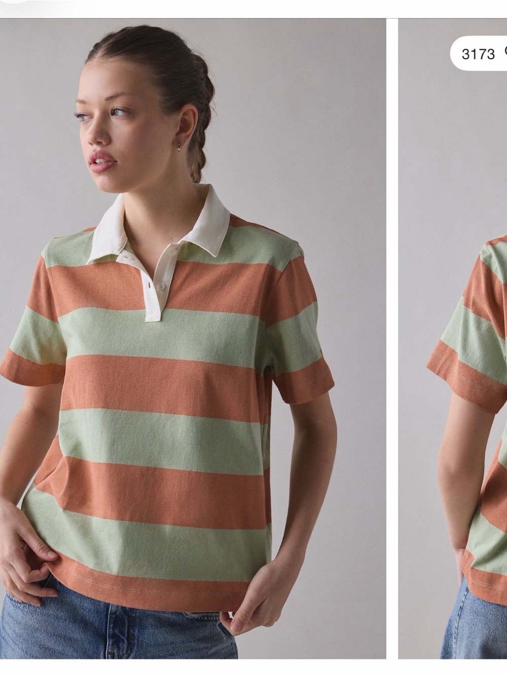Short sleeve polo shirt